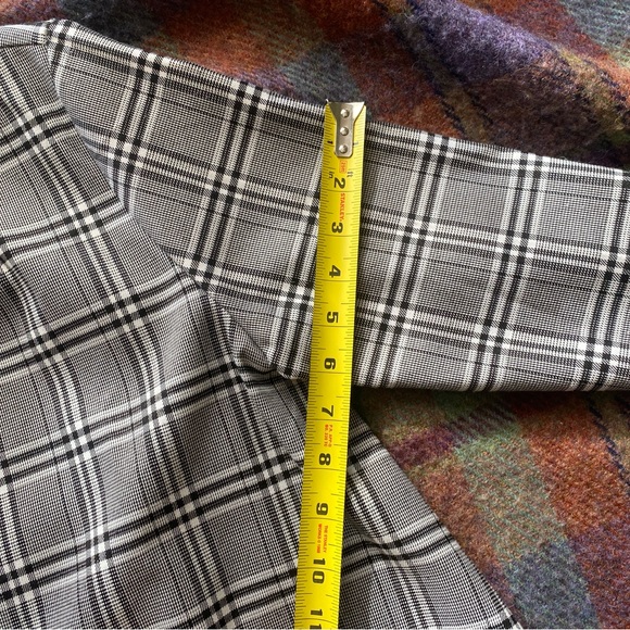 Vintage Black white gray Checked shirt - Picture 2 of 12